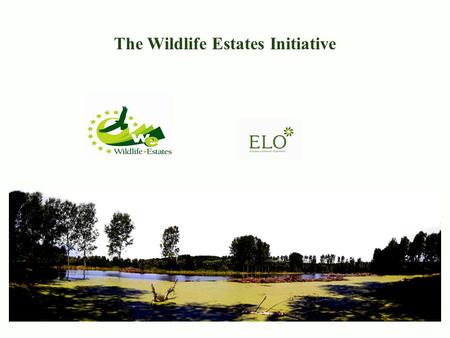 The Wildlife Estates Initiative Public Policy. The Message Appropriate land-management & Sustainable hunting: – Regulates and enhances natural resources;