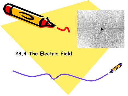 23.4 The Electric Field.