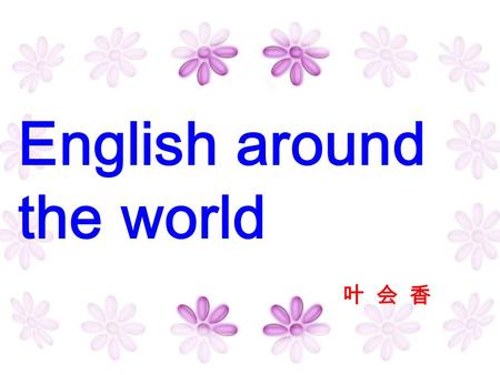 English around the world