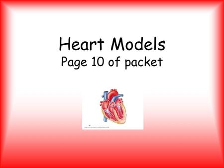Heart Models Page 10 of packet