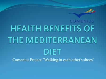 Comenius Project “Walking in each other’s shoes”.
