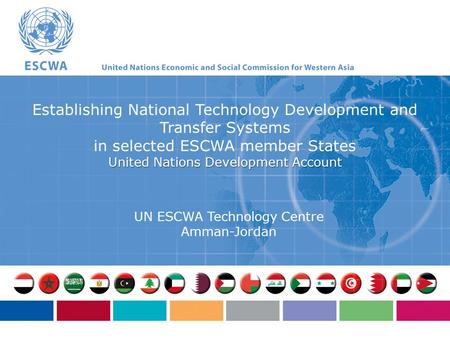 Establishing National Technology Development and Transfer Systems
