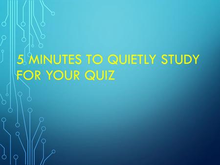 5 MINUTES TO QUIETLY STUDY FOR YOUR QUIZ. BELLRINGER Convert 250 ml to Hl (hecta liters) using dimensional analysis.