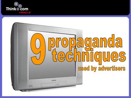 9 propaganda techniques used by advertisers.