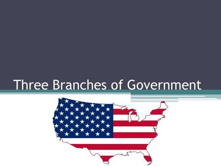 Three Branches of Government. What are the Three Branches? Executive Branch Legislative Branch Judicial Branch.
