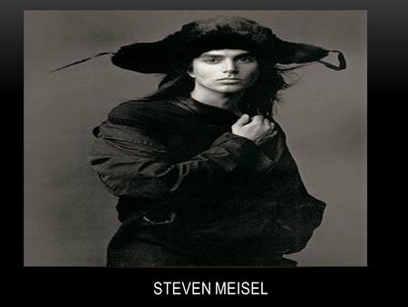 STEVEN MEISEL. His an American photographer, born in New York in 1955. He’s 58 now.. Famous for his photos in Vogue Magazines both in U.S and Italy..