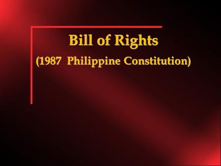 (1987 Philippine Constitution)
