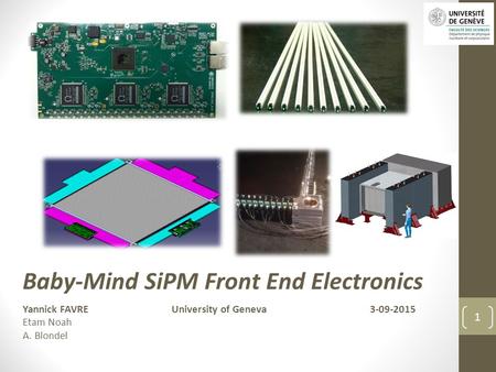 Baby-Mind SiPM Front End Electronics