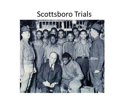 Scottsboro Trials.