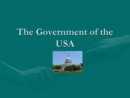 The Government of the USA. The American Constitution Written in 1783 by the Founding FathersWritten in 1783 by the Founding Fathers A set of rules describing.