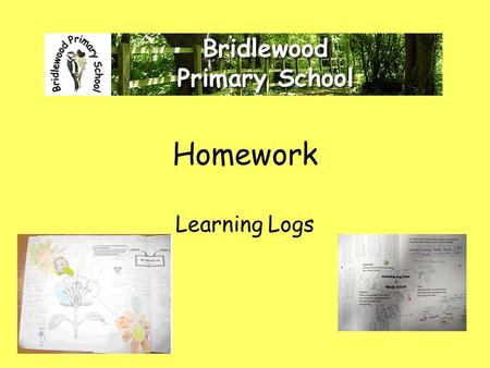Homework Learning Logs. Why do we want to change? Our homework at Bridlewood is not consistent. The parent survey last year showed homework is a concern.