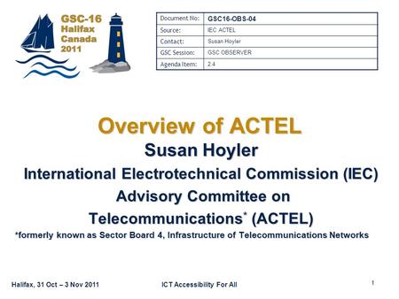 Overview of ACTEL Susan Hoyler