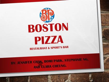Boston Pizza Restaurant & sport’s bar