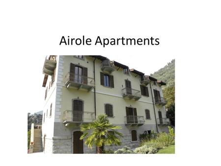 Airole Apartments. Airole SOLD SOLD* *More garages available for purchase AVAILABLE.