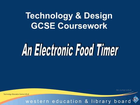 An Electronic Food Timer