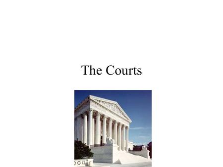 The Courts. Latin Terminology Stare decisis Writ of certiorari Amicus curiae Writ of mandamus Writ of habeas corpus.