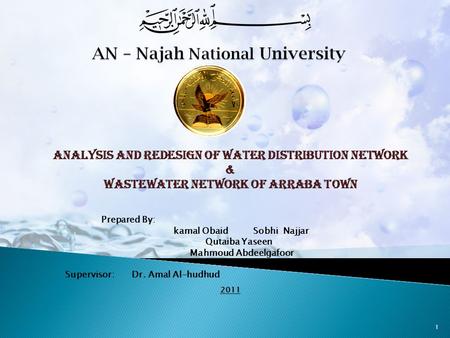 AN – Najah National University