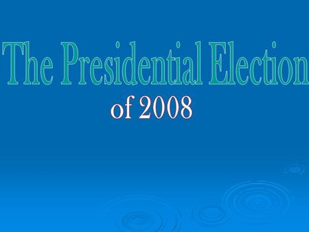 The purpose is to inform you about the candidates, their positions, and other facts about the 2008 Presidential Election.