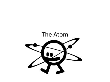 The Atom. Dalton’s Atomic Theory 1.Elements are made of tiny particles called atoms. 2.All atoms of a given element are identical. 3.The atoms of a given.