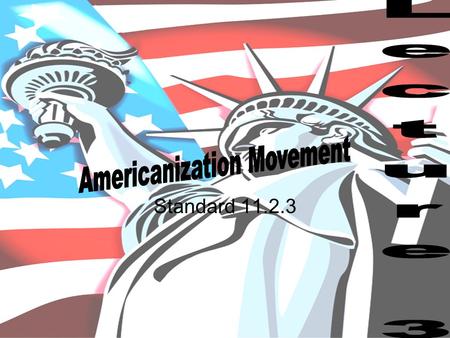Americanization Movement