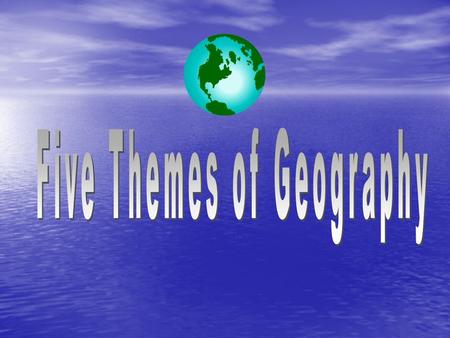 What do Geographers Do? What do Geographers Do? Geographers look at the patterns and connections between people and land to help them describe the earth.