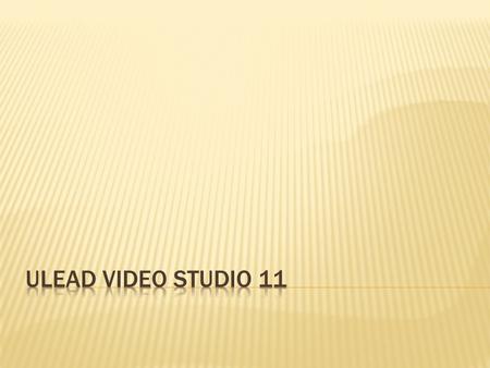 Ulead Video Studio is an easy to use video editing software that allows even the novice of movie makers to produce a professional project complete with.