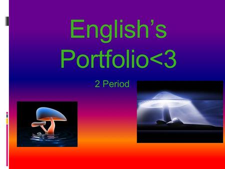 English’s Portfolio