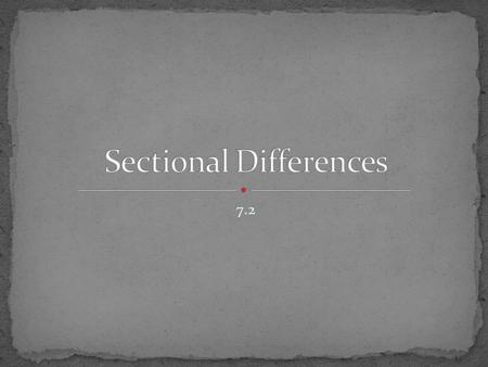 Sectional Differences