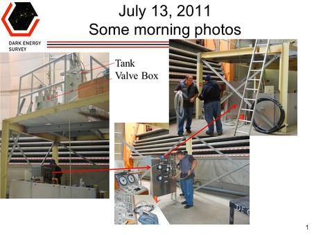 1 July 13, 2011 Some morning photos Tank Valve Box.