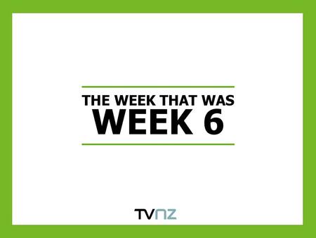 THE WEEK THAT WAS WEEK 6. PEAK FOR THE WEEK COMMENCING 5 th February 2012 (WEEK 6) All demographics experienced a PUT decline again this week with AP.