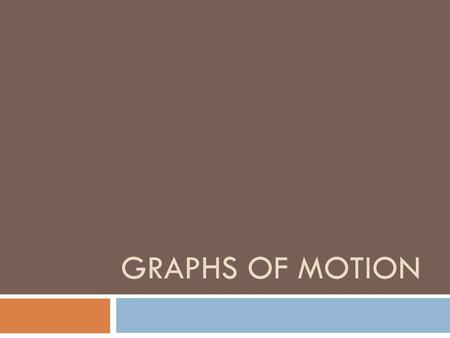 Graphs of Motion.