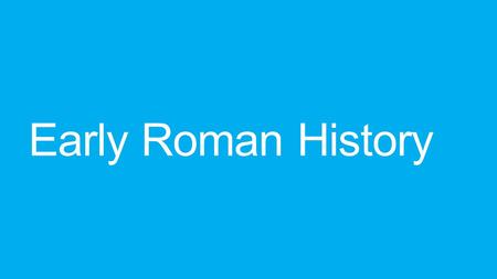 Early Roman History. The Founding of Rome Romulus and Remus Video Romulus and Remus are Rome's twin founders in its traditional foundation myth. They.