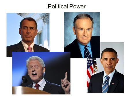 Political Power. Power: the ability of one person to get another person to act in accordance with the first person’s intentions. Authority:the right to.