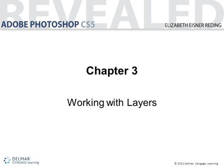 © 2011 Delmar, Cengage Learning Chapter 3 Working with Layers.