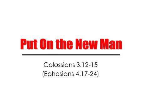 Colossians (Ephesians )