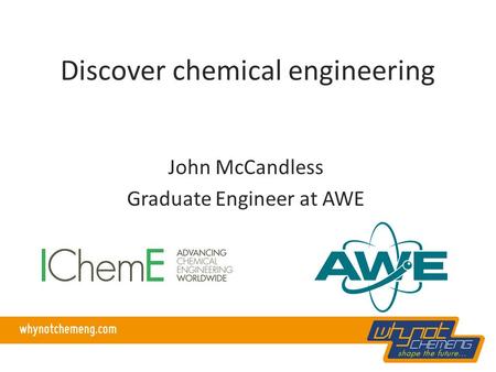 Discover chemical engineering
