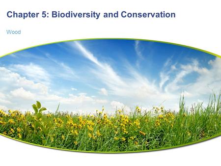 Chapter 5: Biodiversity and Conservation Wood. Chapter 5 Outline  Main Idea: Community and ecosystem homeostasis depends on a complex set of interactions.
