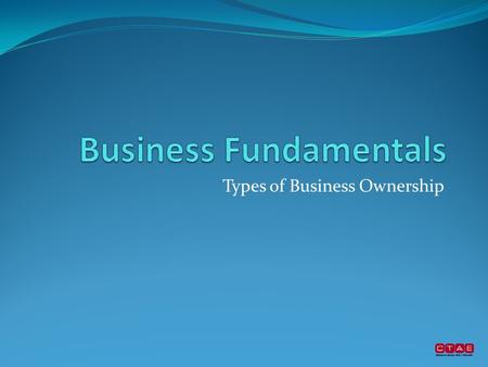 Types of Business Ownership. Who is your boss? Who is your boss’s boss? Can you become part owner? Forms of business ownership and type of business help.