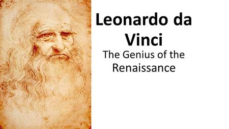 The Genius of the Renaissance