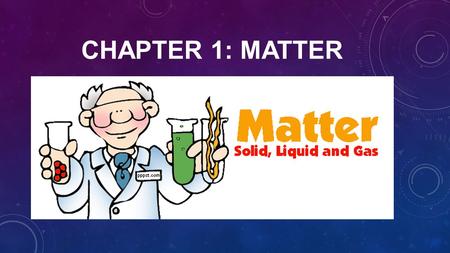 Chapter 1: Matter.