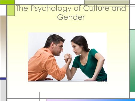 The Psychology of Culture and Gender. Factors Influencing Culture □Population density □Technology □Climate □resources.