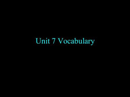 Unit 7 Vocabulary. The Renaissance: rebirth of cultural and intellectual pursuits after the stagnation of the Middle Ages. This period in European history,