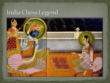 India Chess Legend.