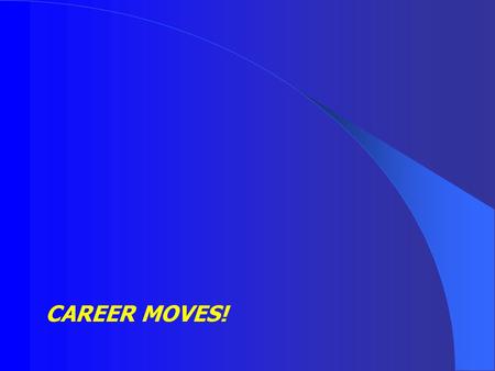CAREER MOVES!. At some point or the other on our way to a golden professional future, we all err, trip, slip or simply goof up.