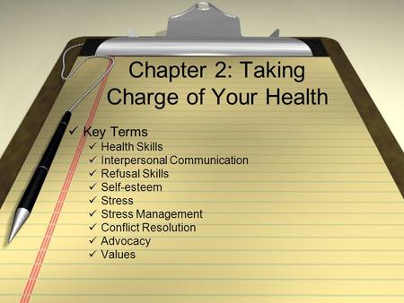 Chapter 2: Taking Charge of Your Health