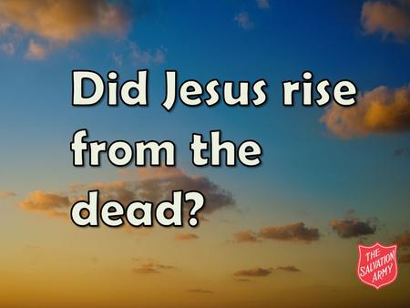 To understand what happened to Jesus in the last week of his life To understand what Christians believe happened to Jesus To reflect on what happened.