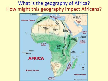 What is the geography of Africa