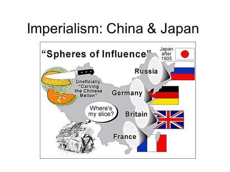 Imperialism: China & Japan. China Resists the West China was self-sufficient country (strong crops / industry) Weak Spot = Opium was the only western.