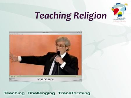 Teaching Religion NOTE: