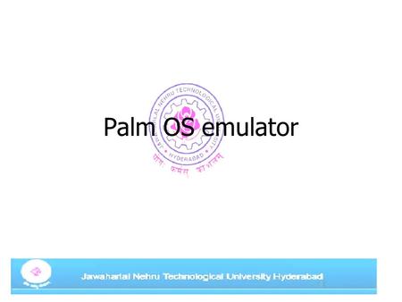 Palm OS emulator.